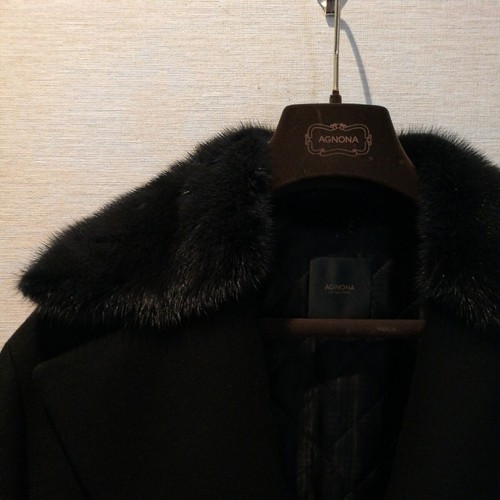 Agnona Mink Fur coat size 44 - Picture 2 of 3