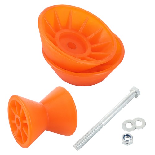 3.5 inch Polyurethane Roller With Bell for Shoreland'r Boat Trailers RP-355 NEW - Picture 5 of 13
