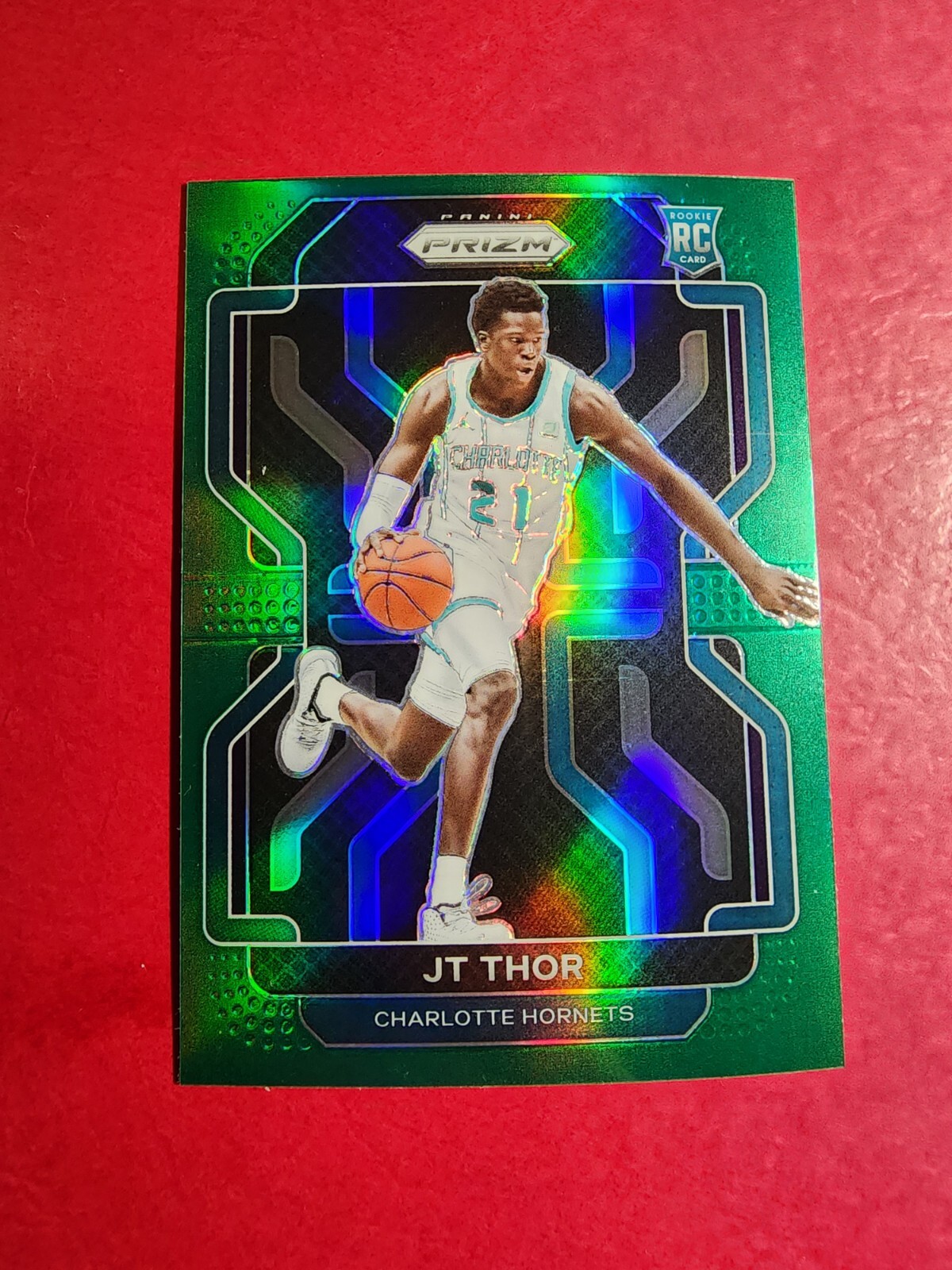 2021-22 Panini Prizm - True Prizm #272 JT Thor (RC) Charlotte Hornets Rookie