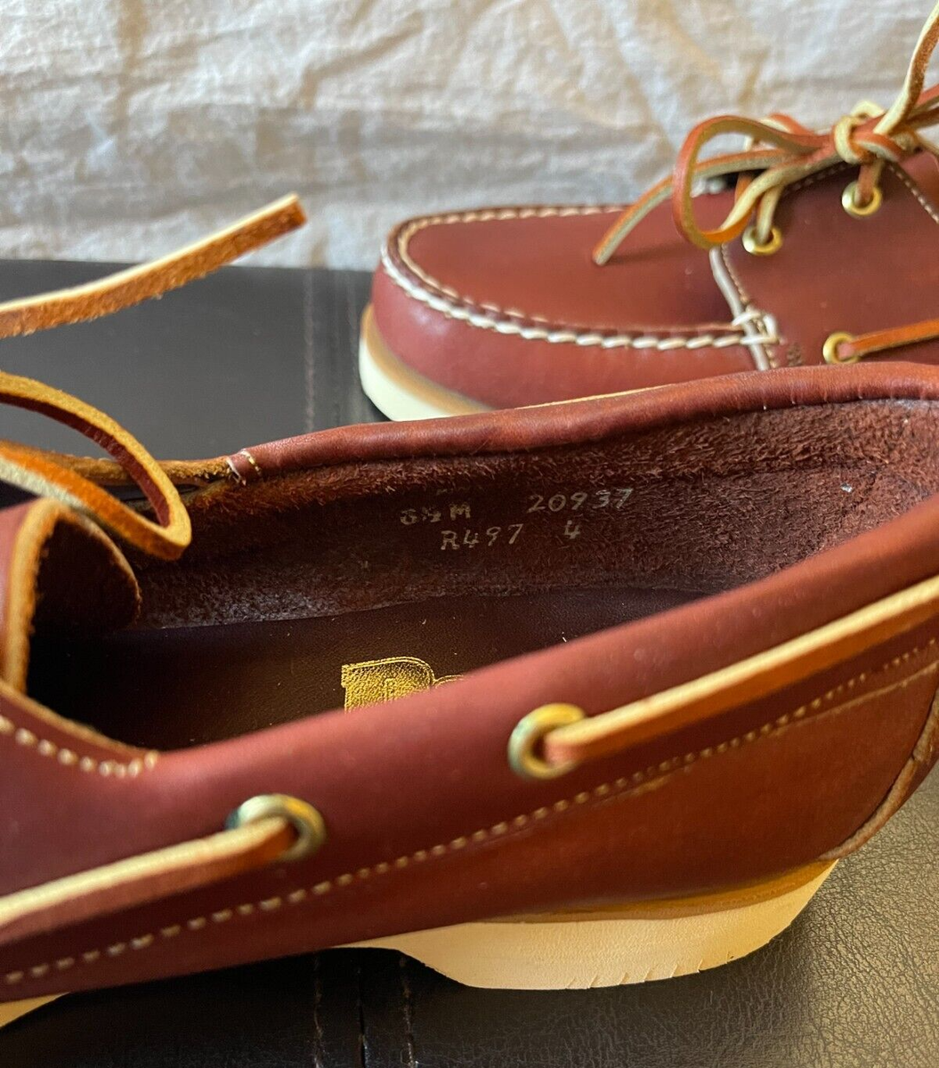 NIB VTG NOS Dexter Mens 8.5 Brown Leather Deck Boat Shoes NIB VTG NOS Dexter Mens 8.5 Brown Leather Deck Boat Shoes