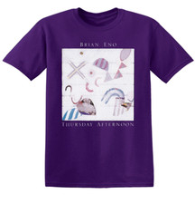 T-shirt unisex Brian Eno giovedì pomeriggio album viola tutte le taglie TP749
