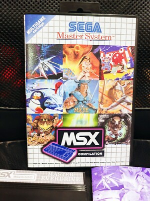 MSX COMPILATION + MASTER EVERDRIVE for Sega Master System | eBay