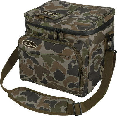 DA1100-037 18-Can Soft-Sided Insulated Cooler Old School Green OSFM