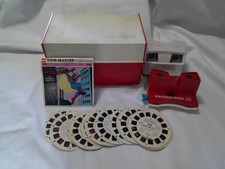 Vtg 70s GAF View-Master Lot Viewers Reels SPIDERMAN, ISIS, DISNEY Sets Odd