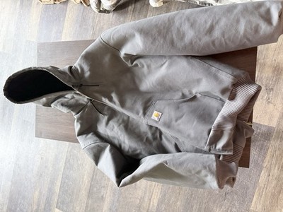 Carhartt Iconic J140 Firm Duck Active Jac Jacket Mens Medium Loose Fit Work Wear