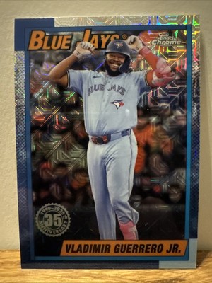 2025 Topps Series 1 1990 Topps Chrome Silver Pack Vladimir Guerrero Jr #T90C-30