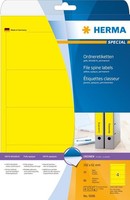 Herma OrdnerrCken-Etiketten Special, 192 X 61 Mm, Gelb