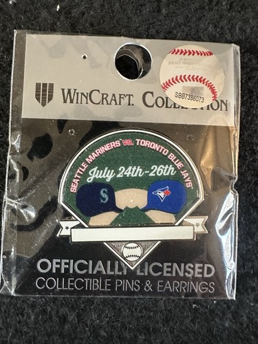 MLB Seattle Mariners Vs Blue Jays July 24th-26th Lapel Pin Brand New Collectable - Picture 2 of 2