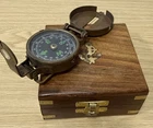 Soldiers Military Thumb Compass Vintage  WW2 1940 Navigation World War II G2
