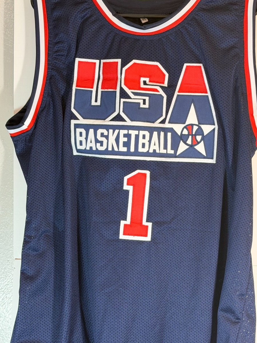 Tim Hardaway Replica Signed Team USA NBA Jersey | eBay