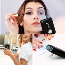 Mini Lash Fan Portable Eyelash Extension Fan Dryer Rechargeable USB Fan with 3