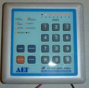 Alarmanlageset mit Telefonwählgerät 8-Zonen HA-268 master console Ersatzteile