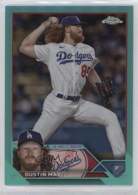 2023 Topps Chrome Update Aqua Refractor 73/199 Dustin May #USC48 1dm4