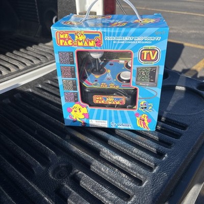 MS. PACMAN Plug & Play Classic Arcade TV Game Entertainment 1993 New In Box Vtg