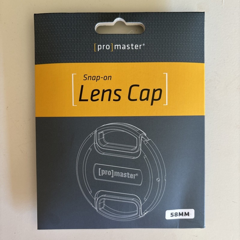 Promaster Professional Snap-On Lens Cap - 58mm #4557