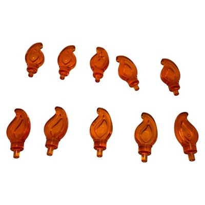 LEGO  10x Flamme Trans Bright Orange Flame Feuer Element 37775 6357747 leuchtend