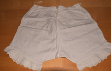 Stare majtki bielizna damska spodnie z pokrywką koronka sprzed 1945 roku (14309)