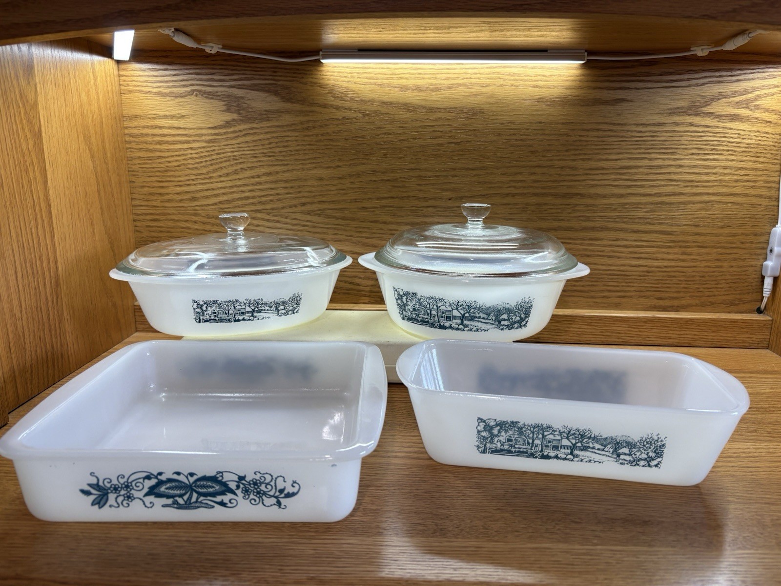 Vintage Glasbake  Casserole Baking Dishes. Lot of 6 Pieces. *READ*