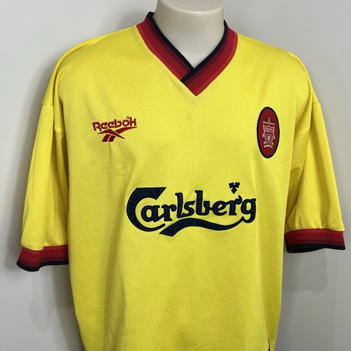 Liverpool Reebok Vintage 1997-1999 Away Football Soccer Jersey Size 46/48” XXL - Picture 2 of 18