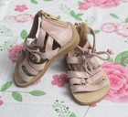 Sugar Infant Girl Size 5 Pink Sparkly Gladiator Sandals GUC — photo 1