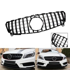 Frontgrill Kühlergrill Gitter Schwarz Für Mercedes Benz A-KLASSE W176 2016-2018