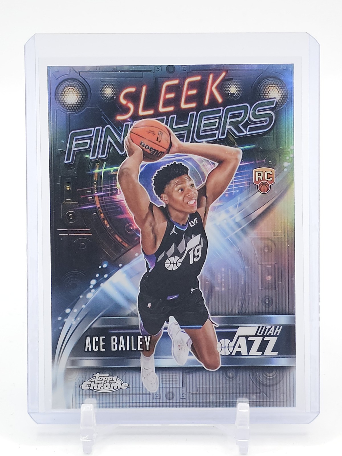 ACE BAILEY 2025-26 TOPPS CHROME SLEEK FINISHERS REFRACTOR ROOKIE #SF-25 Q6966