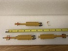 3 Pc Set N Scale Intermodal Spine Flat Car For Parts 1378FF9874-2B26 — photo 5