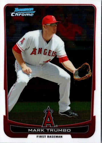 2012 Bowman Chrome Mark Trumbo #139 Los Angeles Angels Baseballkarte