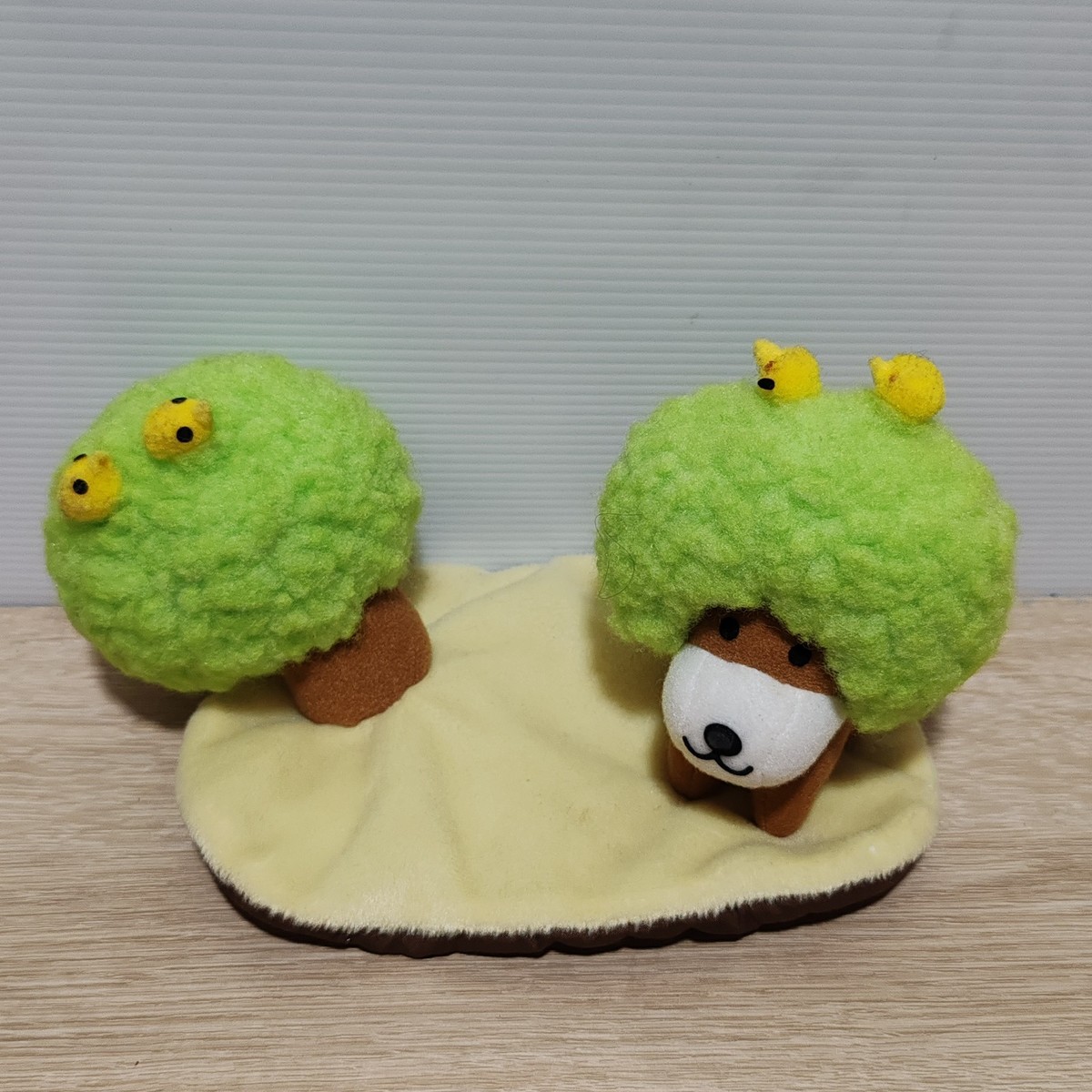 Afro Ken San-X Dog Bird Nest Tree Theatre Frame Plush Toy Doll