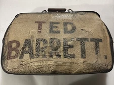 Antique Heavily Distressed Doctor Bag with name written on bag 