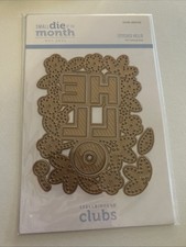 NEW Spellbinders Small Die of the Month May 2022 STITCHED HELLO 10 Dies