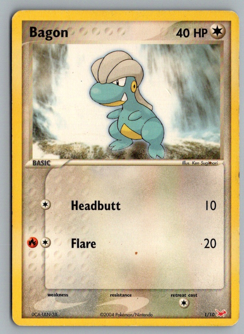 Bagon 1/10 EX Trainer Kit Latias Pokemon Lightly Played