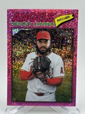 2026 Topps Heritage - Kenley Jansen #229 Pink Sparkle, Angels