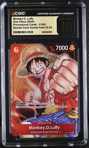 Monkey.D.Luffy (Promotion Pack 2022) graded CGC 10 for sale on eBay