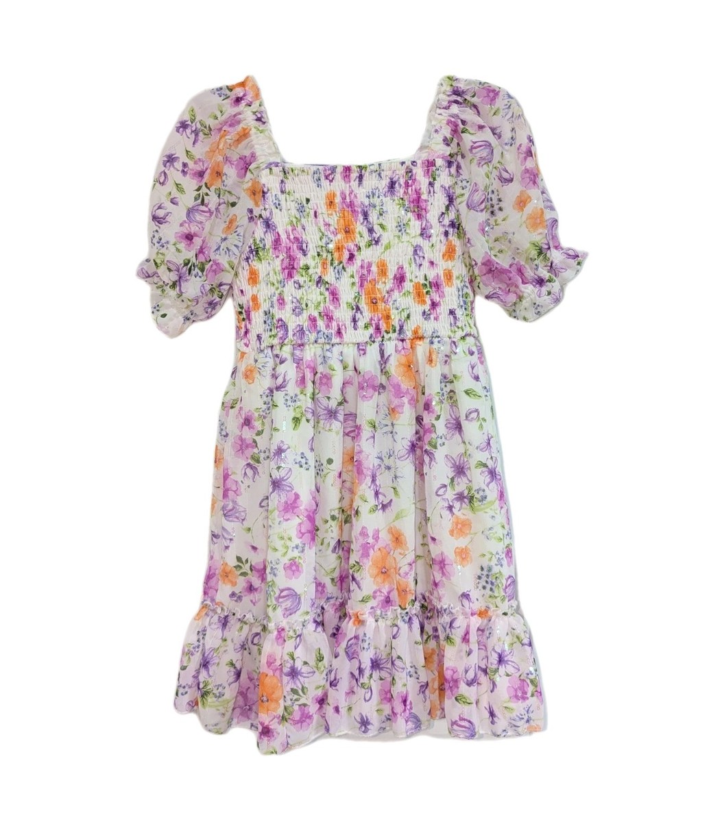 smocked sequin dress Sequin Giselle Smocked Ballerina Dress