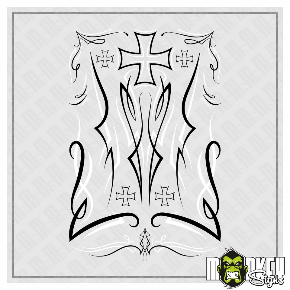 Pinstripe Aufkleber Set Tamiya LKW 1:14 RC US Truck Modellbau Sticker - Bild 3 von 3