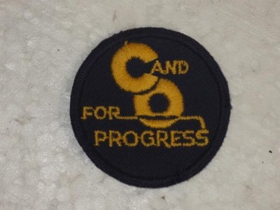 VINTAGE C and O Railway Chesapeake and Ohio Railway train Patch FOR PROGRESS