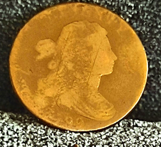 1799 Large Cent Draped Bust Good Dets Full Date and Liberty Absolutely Genuine
