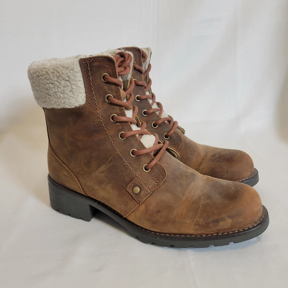 Clarks Combat Brown Boots for Women for sale | eBay display picture 2