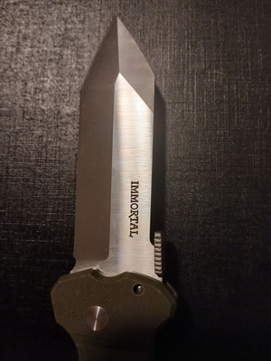 #ad Cold Steel Immortal Lockback Knife OD Green G 10 Plain Edge $69.00