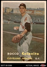 1957 Topps #212 Rocky Colavito Indians RC 6.5 - EX/MT+