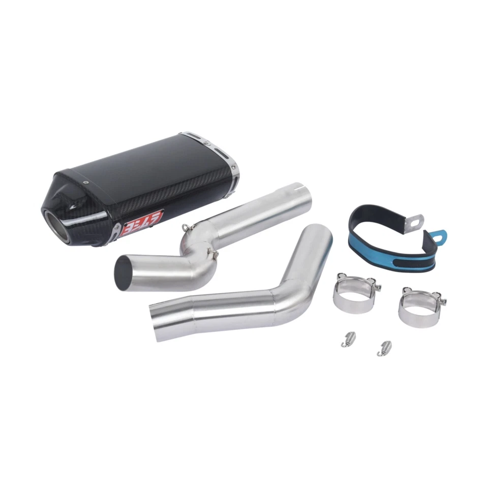 For Honda CBR600RR F5 2005-2024 Exhaust System Kit Mid Link Pipe Carbon Muffler - Изображение 2 из 4