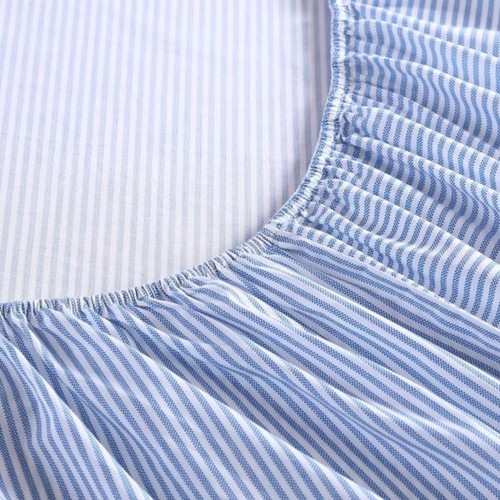 - Sábana bajera Twin XL, ropa de cama de percal de algodón nítida y fresca, bolsillo profundo, completa... - Imagen 5 de 9