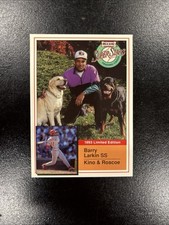 1993 Nabisco Milk Bone Super Stars Baseball Barry Larkin Card #3