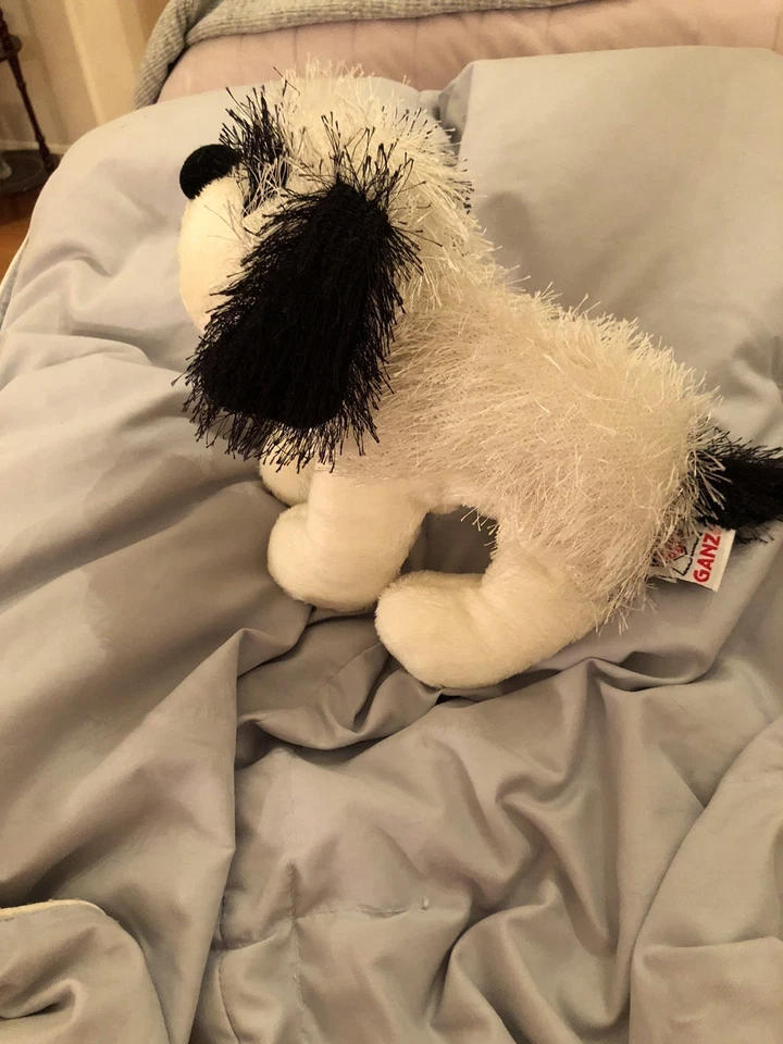 Webkinz Lil Kinz Black and White Cheeky Dog Plush HS192 with no code - Image 2 of 4