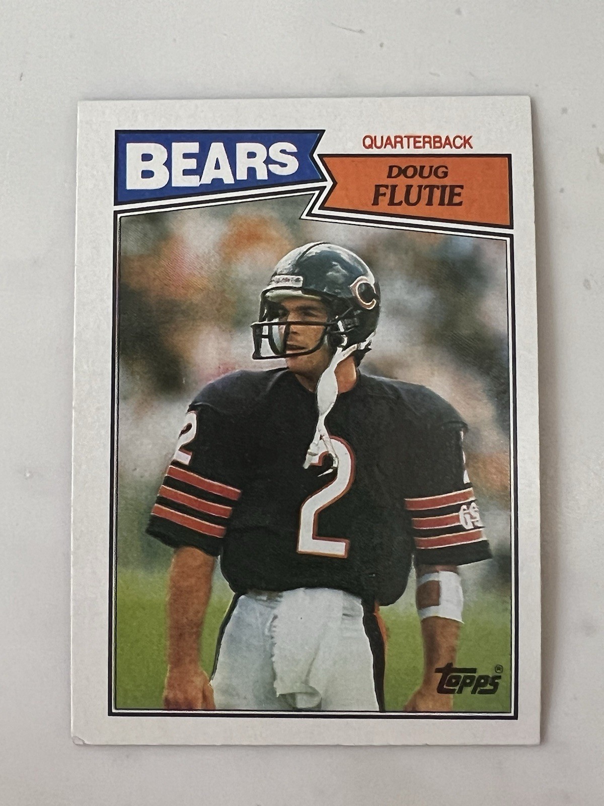 1987 Topps - Doug Flutie #45 rookie card