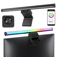 17" Monitor Light Bar with RGB Backlight, Wireless Remote and App Control,