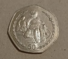 1997 Isle of Man IoM 50p Fifty Pence Coin - Tourist Trophy TT Motorcycle Races h