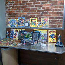 Vintage DC Comics Lot Kenner Super Powers Superman/Flash/Aquaman/Robin/Shazam