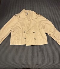 short trench jacket beige small size . H&M brand